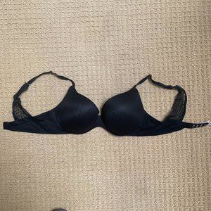 Victoria's Secret Incredible Perfect Shape Black Bra 34C